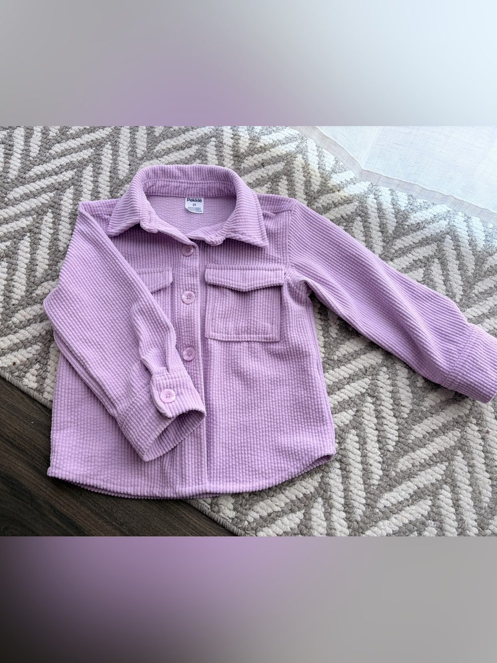 Pekkle Toddler shirt jacket- 2T